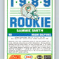 1989 Score #262 Sammie Smith Mint RC Rookie Miami Dolphins  Image 2