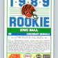1989 Score #264 Eric Ball Mint RC Rookie Cincinnati Bengals  Image 2