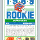 1989 Score #265 Don Beebe Mint RC Rookie Buffalo Bills
