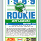1989 Score #267 Jeff Lageman Mint RC Rookie New York Jets  Image 2
