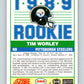 1989 Score #268 Tim Worley Mint RC Rookie Pittsburgh Steelers