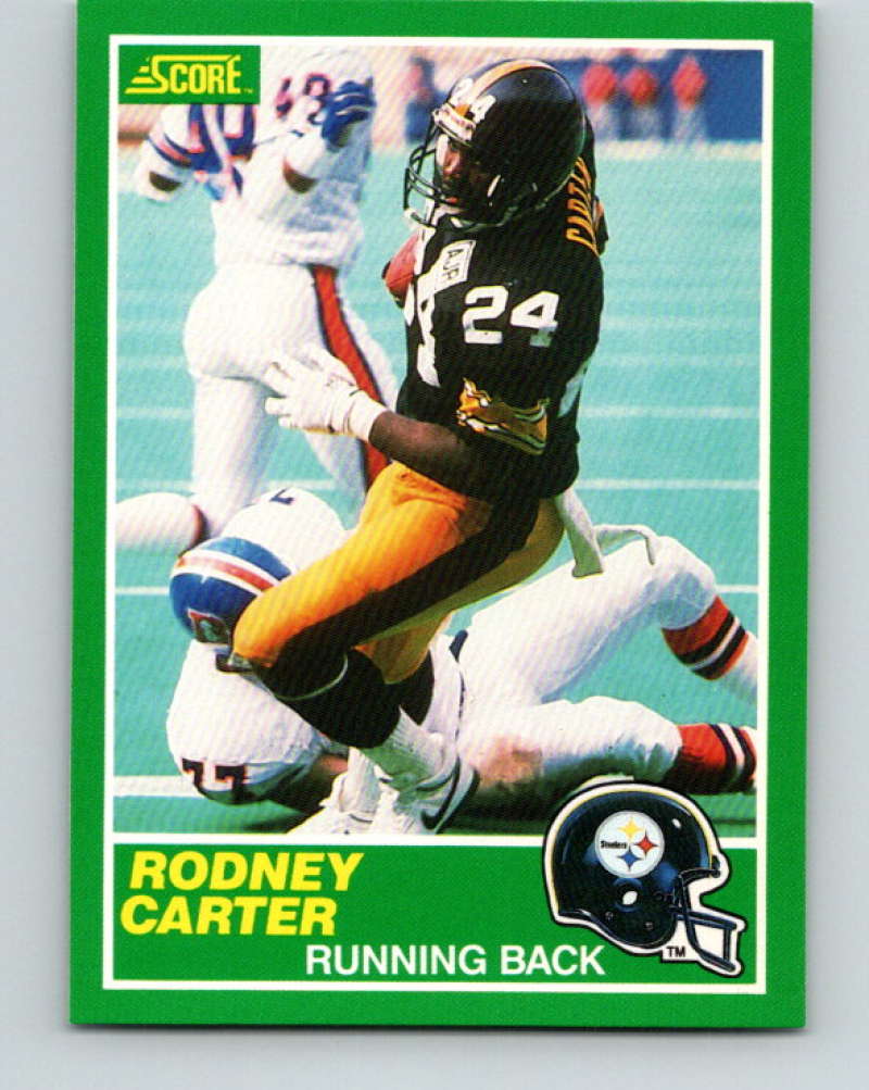 1989 Score #276 Rodney Carter Mint Pittsburgh Steelers  Image 1