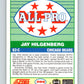 1989 Score #288 Jay Hilgenberg AP Mint Chicago Bears  Image 2
