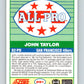 1989 Score #291 John Taylor AP Mint San Francisco 49ers  Image 2