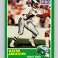 1989 Score #293a Keith Jackson ERR Mint Philadelphia Eagles  Image 1