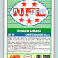 1989 Score #297 Roger Craig AP Mint San Francisco 49ers  Image 2