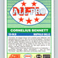 1989 Score #299 Cornelius Bennett AP Mint Buffalo Bills  Image 2