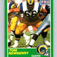 1989 Score #302 Tom Newberry AP Mint Los Angeles Rams  Image 1