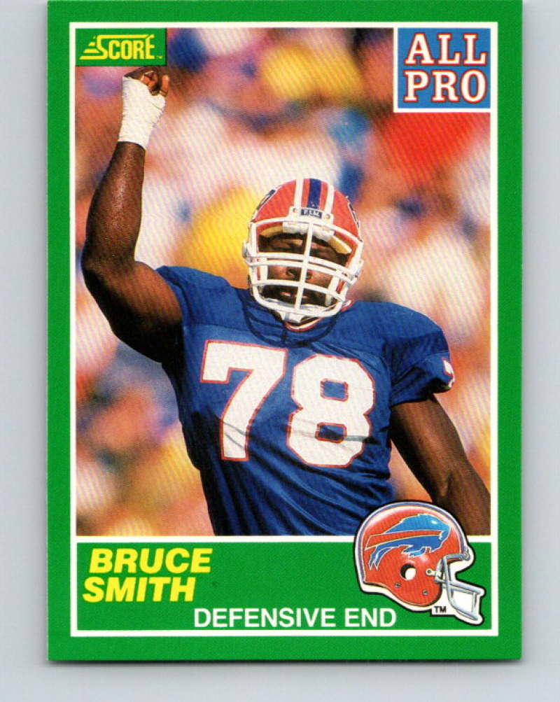 1989 Score #307 Bruce Smith AP Mint Buffalo Bills  Image 1