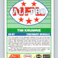 1989 Score #308 Tim Krumrie AP Mint Cincinnati Bengals