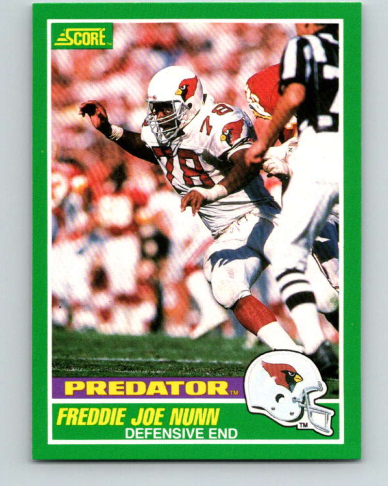 1989 Score #320 Freddie Joe Nunn P Mint Phoenix Cardinals  Image 1
