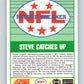 1989 Score #327 Steve Largent RB Mint Seattle Seahawks  Image 2