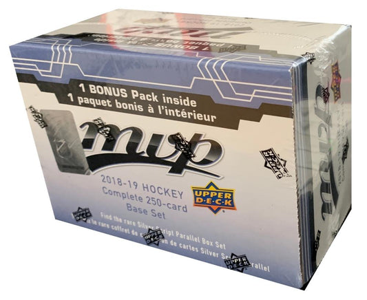 2018-19 Upper Deck MVP Factory Box Set 1-250 with Bonus Pack Image 1