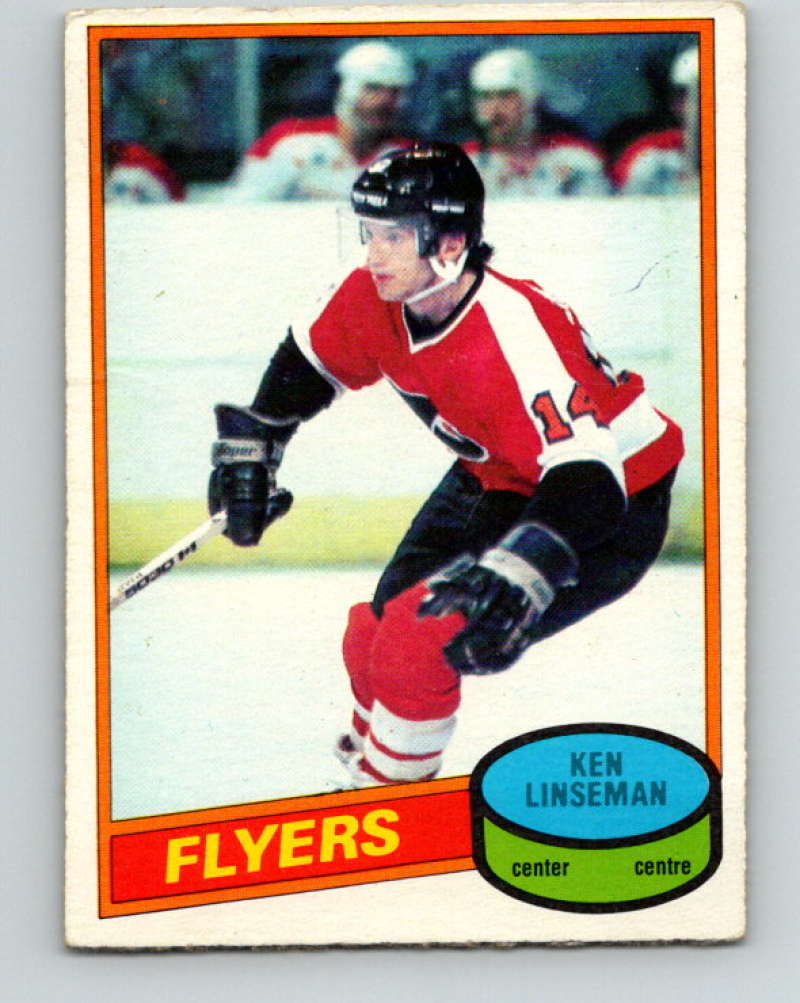 1980-81 O-Pee-Chee #24 Ken Linseman NHL Philadelphia Flyers  7781 Image 1