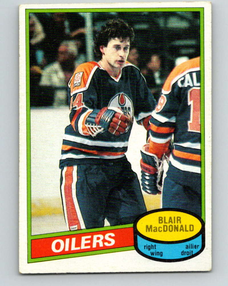 1980-81 O-Pee-Chee #32 Blair MacDonald NHL Edmonton Oilers  7789 Image 1