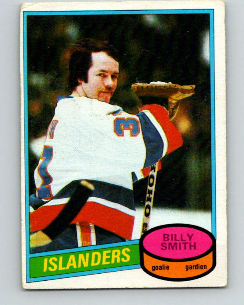 1980-81 O-Pee-Chee #60 Billy Smith NHL New York Islanders  7817 Image 1