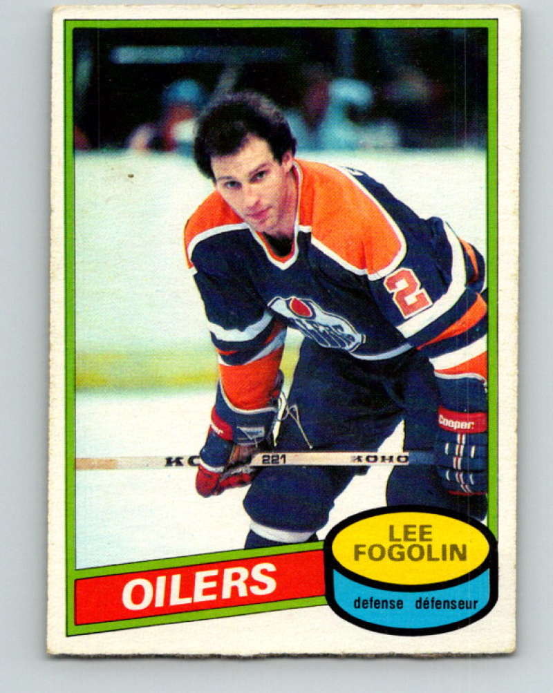 1980-81 O-Pee-Chee #63 Lee Fogolin NHL Edmonton Oilers  7820 Image 1