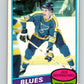 1980-81 O-Pee-Chee #101 Jack Brownschidle NHL St. Louis Blues  7858 Image 1