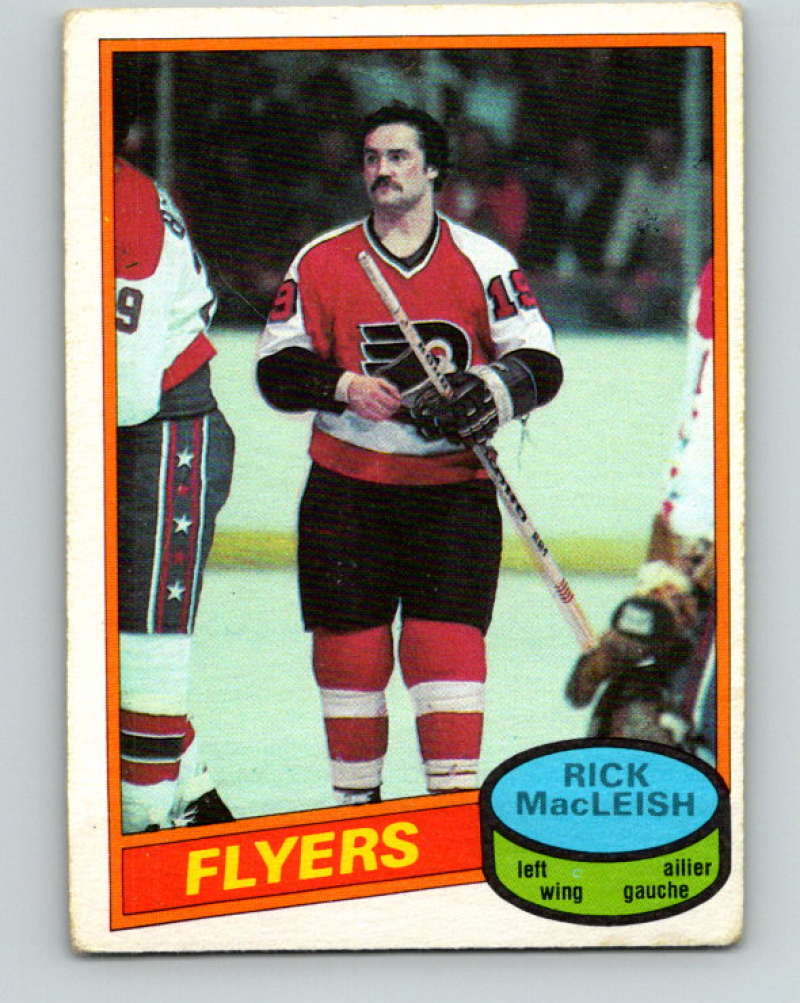 1980-81 O-Pee-Chee #115 Rick MacLeish NHL Philadelphia Flyers  7872 Image 1