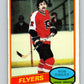 1980-81 O-Pee-Chee #131 Bob Dailey NHL Philadelphia Flyers  7888 Image 1