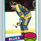1980-81 O-Pee-Chee #136 Bernie Federko NHL St. Louis Blues  7893 Image 1