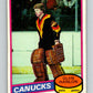 1980-81 O-Pee-Chee #141 Glen Hanlon NHL Vancouver Canucks  7898 Image 1