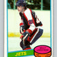 1980-81 O-Pee-Chee #142 Willy Lindstrom NHL Winnipeg Jets  7899 Image 1