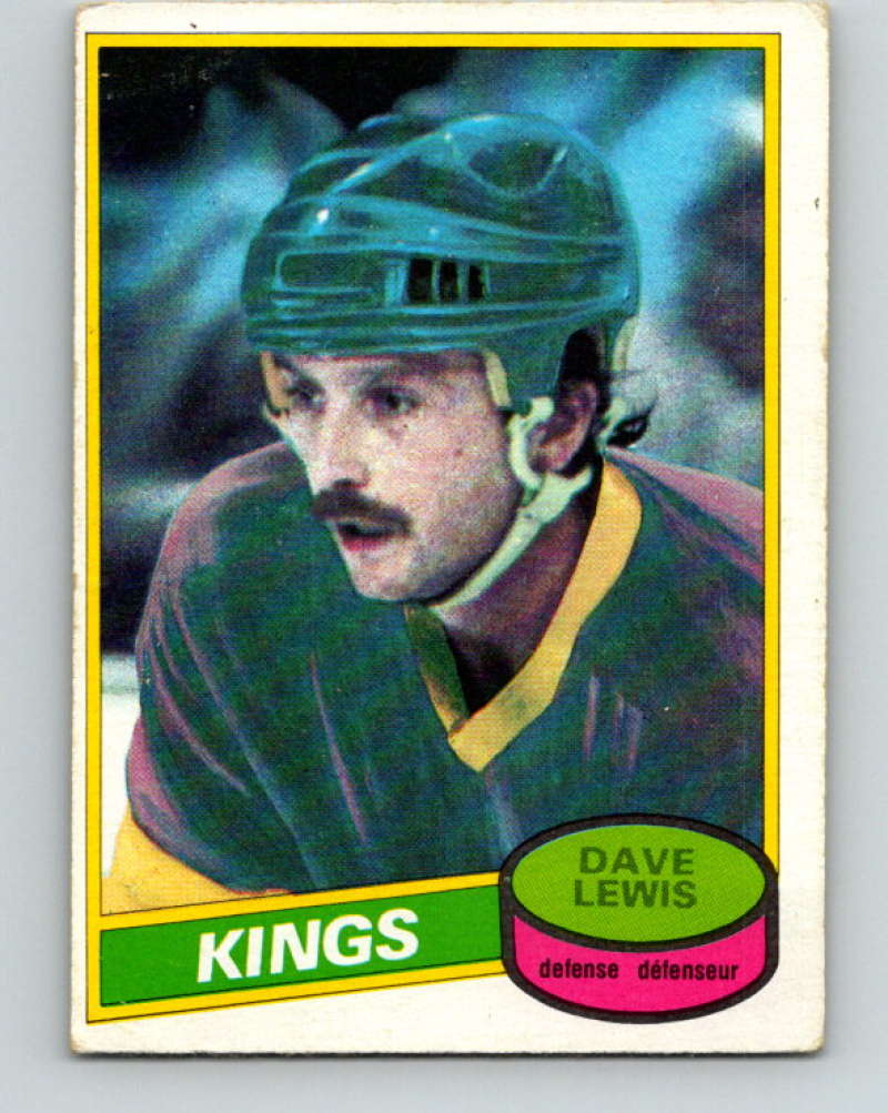 1980-81 O-Pee-Chee #196 Dave Lewis NHL Los Angeles Kings  7953 Image 1