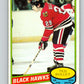 1980-81 O-Pee-Chee #229 Ted Bulley NHL Chicago Blackhawks  7986 Image 1