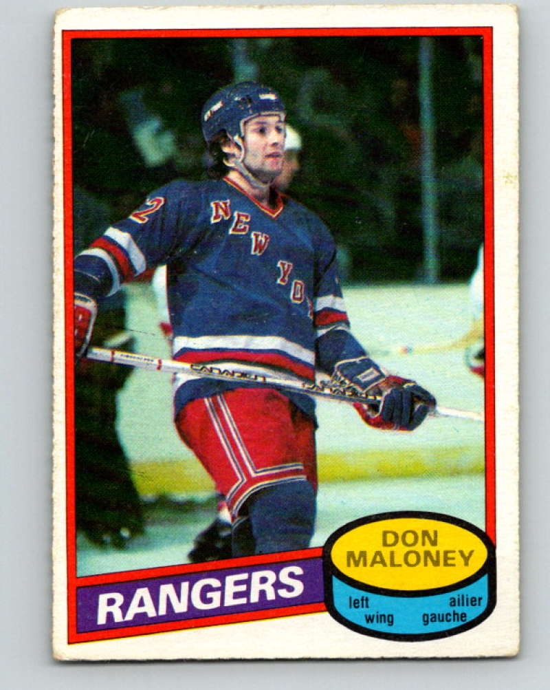 1980-81 O-Pee-Chee #231 Don Maloney NHL New York Rangers  7988 Image 1