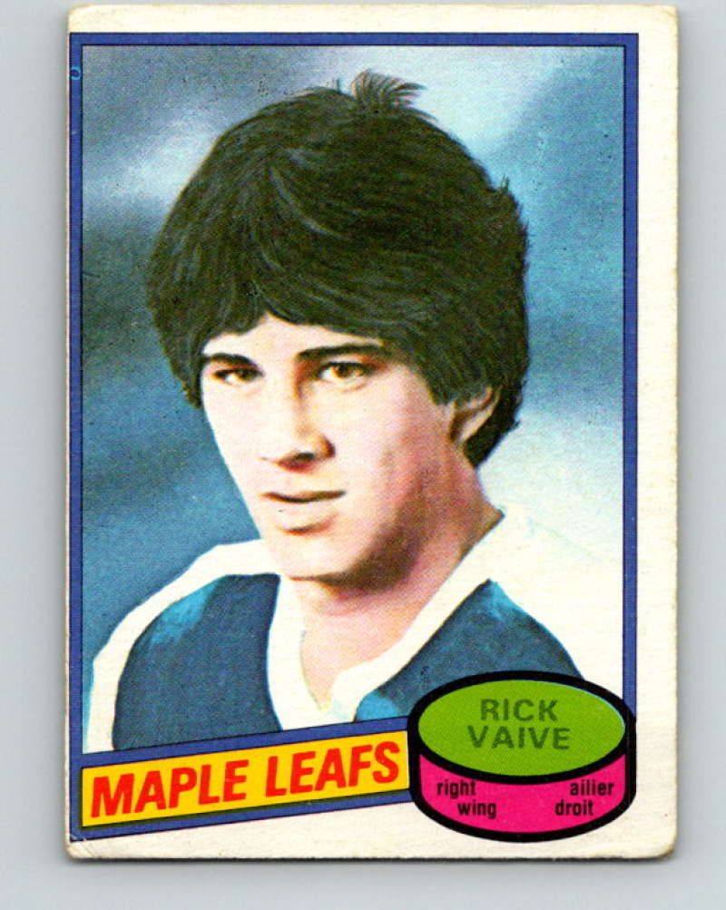 1980-81 O-Pee-Chee #242 Rick Vaive NHL RC Rookie Leafs  7999 Image 1