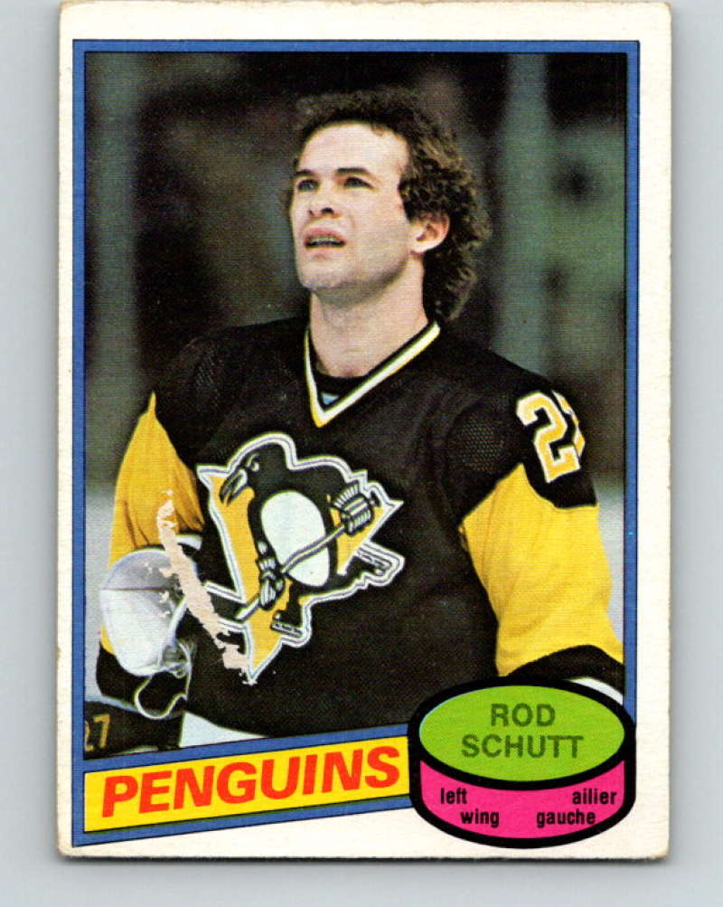 1980-81 O-Pee-Chee #307 Rod Schutt NHL Pittsburgh Penguins  8064 Image 1
