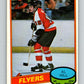1980-81 O-Pee-Chee #348 Al Hill NHL Philadelphia Flyers  8105 Image 1