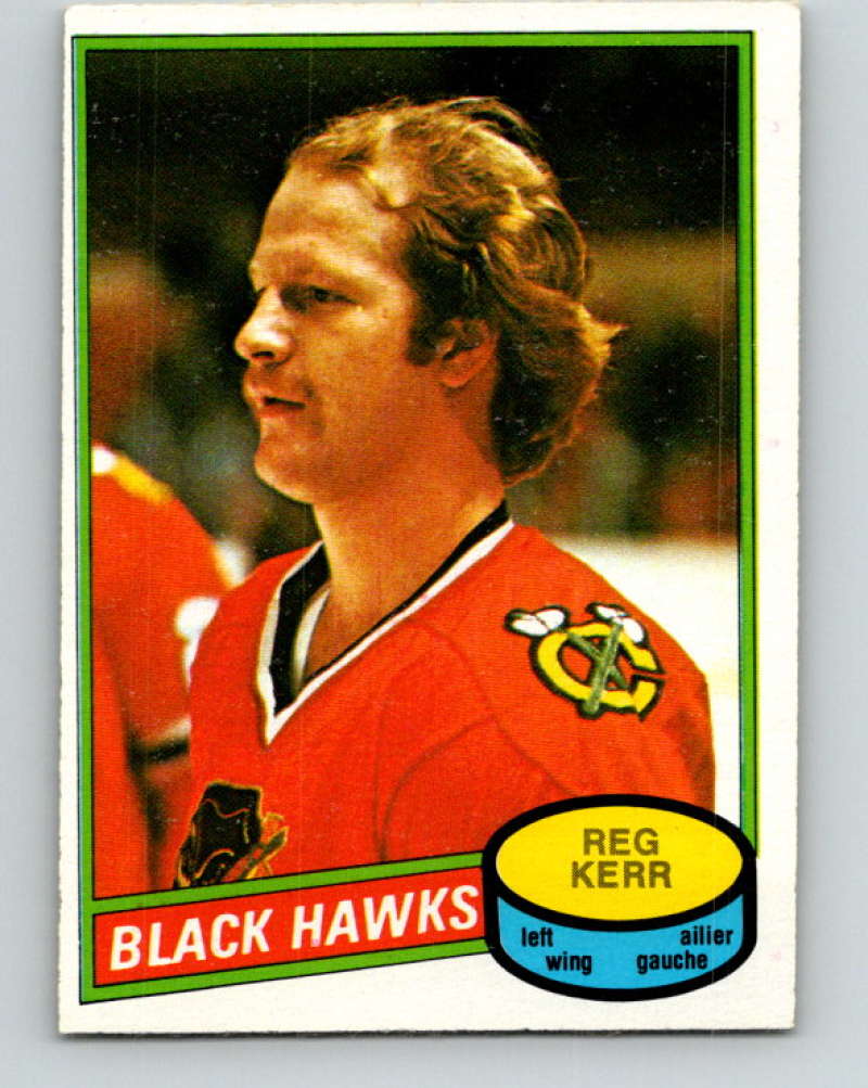 1980-81 O-Pee-Chee #377 Reg Kerr NHL Chicago Blackhawks  8134 Image 1