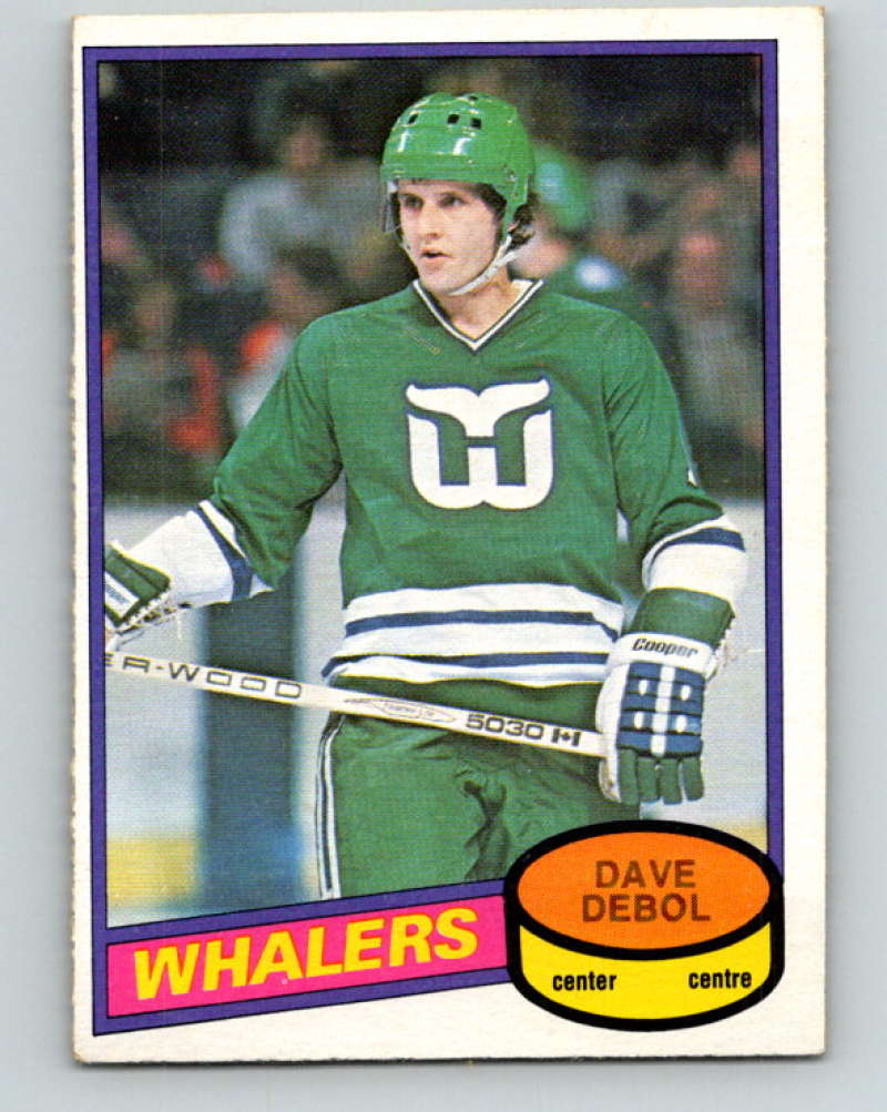 1980-81 O-Pee-Chee #381 Dave Debol NHL Hartford Whalers  8138