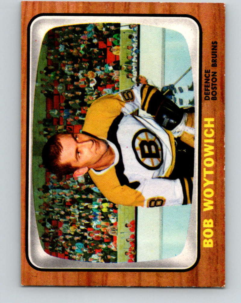 1966-67 Topps #34 Bob Woytowich NHL Boston Bruins  8165