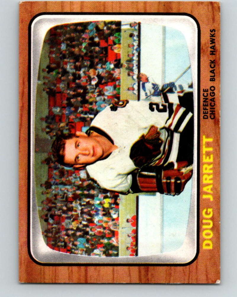 1966-67 Topps #111 Doug Jarrett NHL RC Rookie Chicago Blackhawks  8204