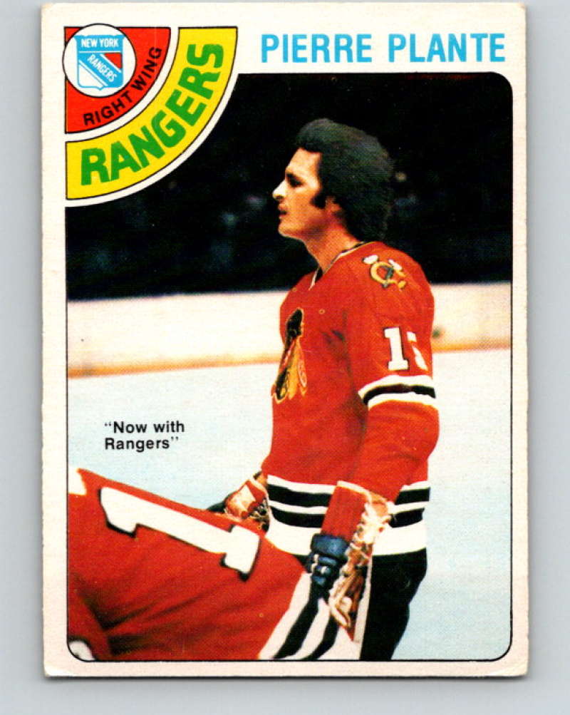 1978-79 O-Pee-Chee #179 Pierre Plante  New York Rangers  8478