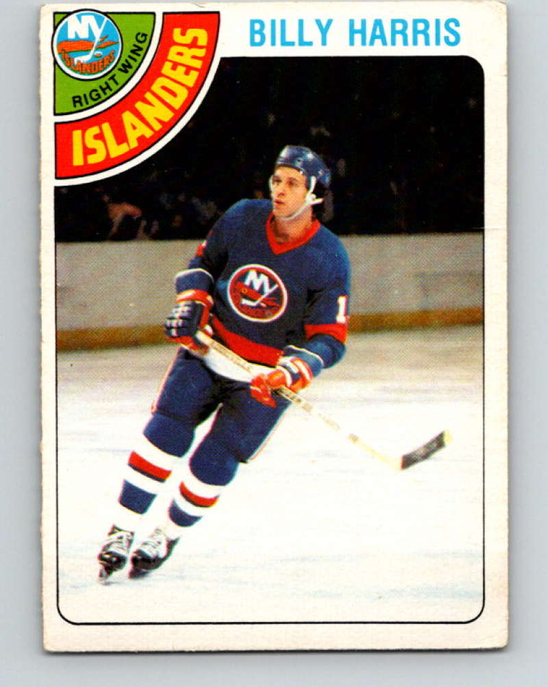1978-79 O-Pee-Chee #182 Billy Harris  New York Islanders  8481