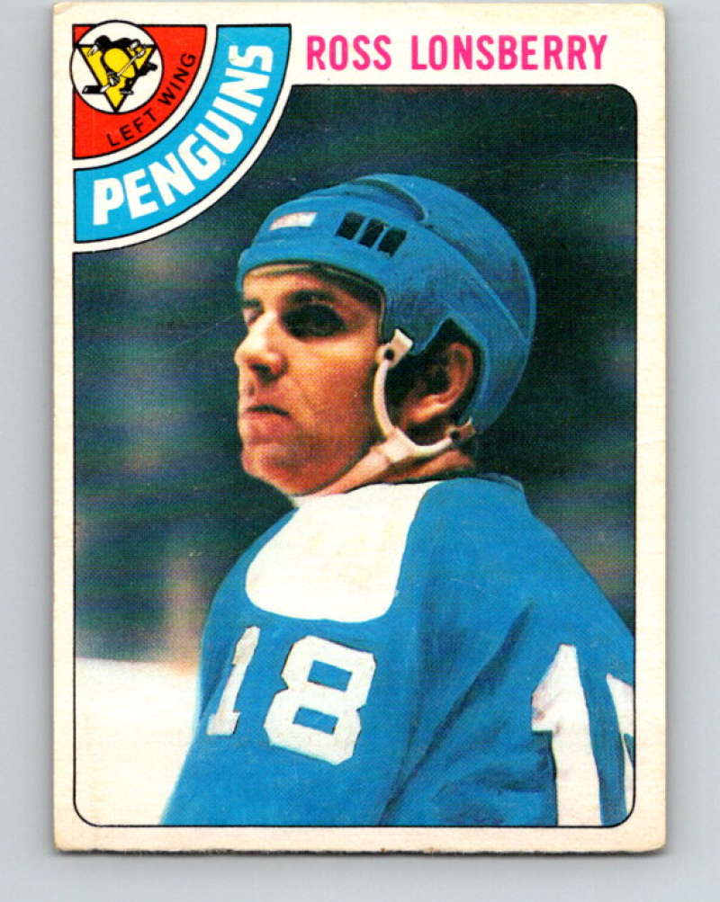 1978-79 O-Pee-Chee #186 Ross Lonsberry  Pittsburgh Penguins  8485