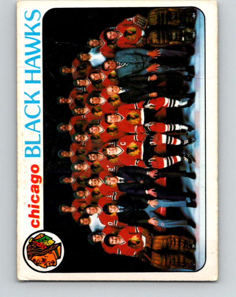 1978-79 O-Pee-Chee #195 Chicago Blackhawks TC  Chicago Blackhawks  8494