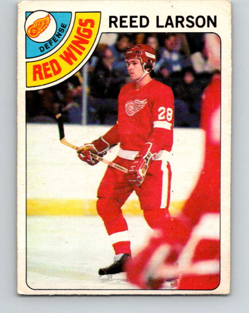 1978-79 O-Pee-Chee #226 Reed Larson  RC Rookie Detroit Red Wings  8525 Image 1