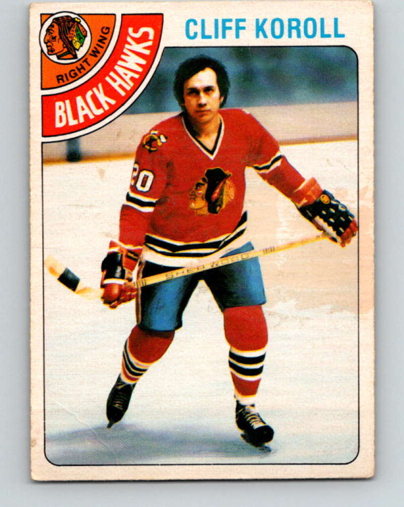 1978-79 O-Pee-Chee #239 Cliff Koroll  Chicago Blackhawks  8538 Image 1