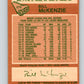 1978-79 O-Pee-Chee #275 Bill McKenzie  Colorado Rockies  8574