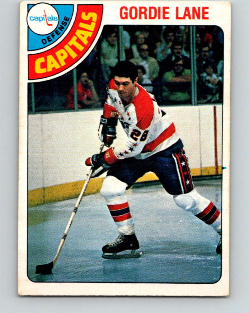 1978-79 O-Pee-Chee #284 Gord Lane  Washington Capitals  8583