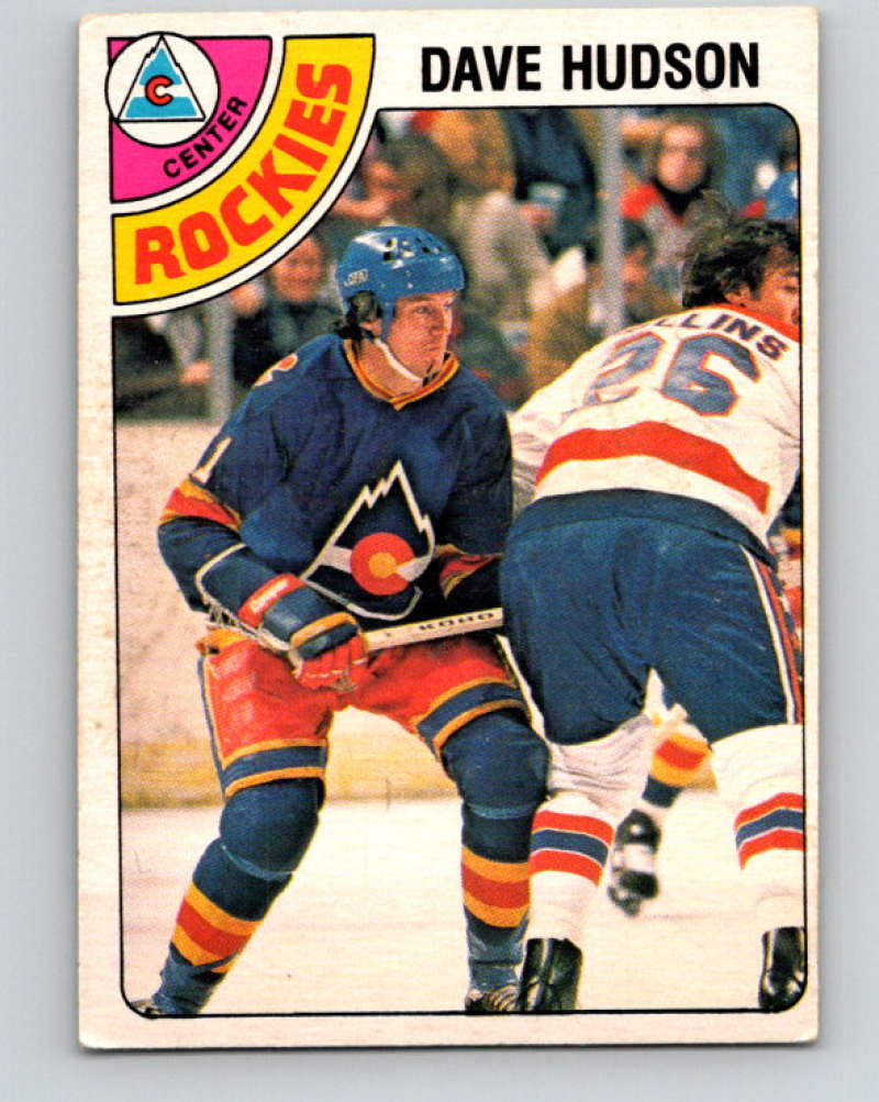 1978-79 O-Pee-Chee #299 Dave Hudson  Colorado Rockies  8598