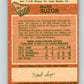 1978-79 O-Pee-Chee #307 Mark Suzor  RC Rookie Boston Bruins  8606 Image 2
