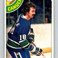 1978-79 O-Pee-Chee #318 John Grisdale  Vancouver Canucks  8617