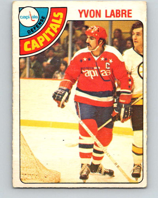 1978-79 O-Pee-Chee #324 Yvon Labre  Washington Capitals  8623