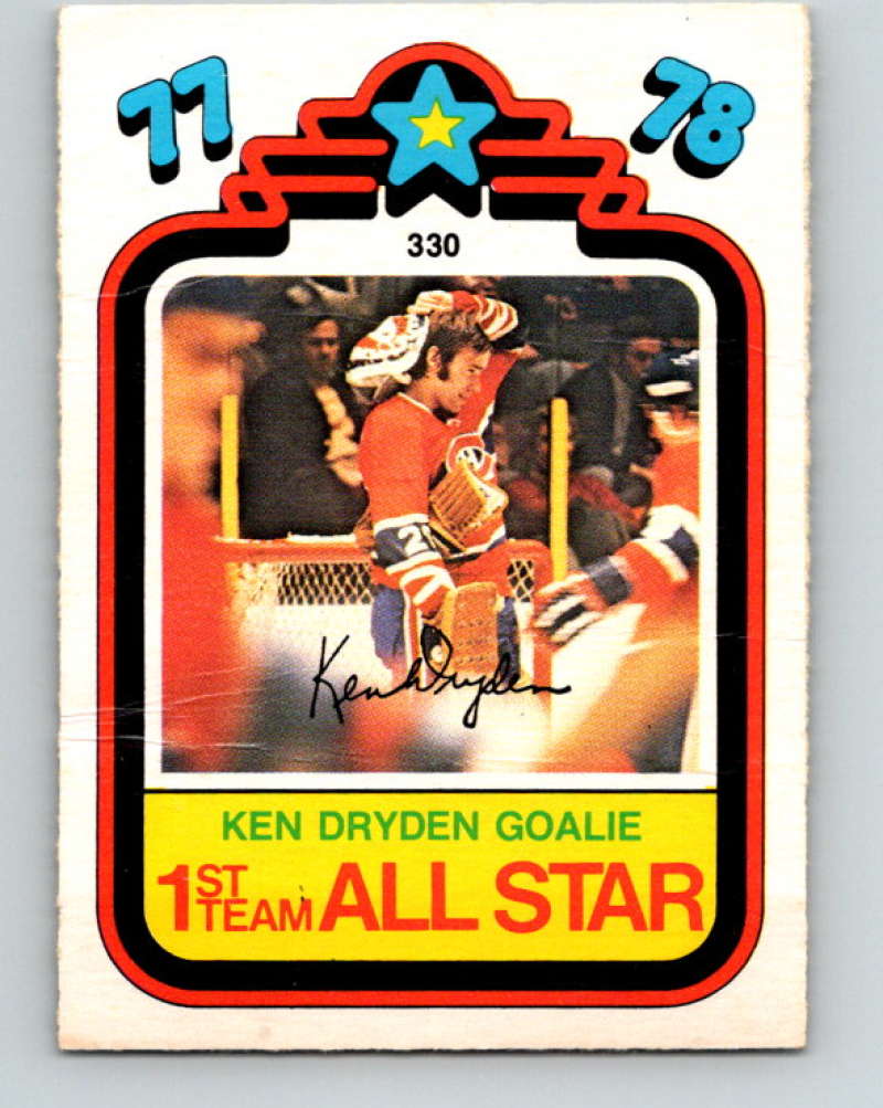 1978-79 O-Pee-Chee #330 Ken Dryden AS  Montreal Canadiens  8629
